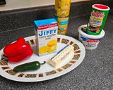 A picture of step 1 of Kickin' Corn Casserole.
