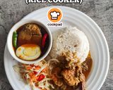 Gambar langkah 8 resipi Nasi Dagang Basmati (Rice Cooker).