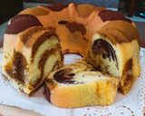 Foto langkah ke 7 dari resep Bolu Marmer Putih Telur.
