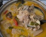 Foto langkah ke 4 dari resep Sayur Lodeh Kikil Nangka Muda.