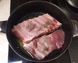 Foto del paso 1 de la receta: Costillar de cerdo al horno con salsa barbacoa