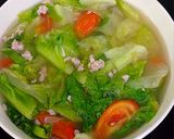 Hình bước làm 2 của món Canh rau xà lách nấu thịt