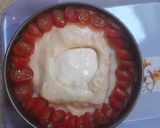 A picture of step 3 of Croque Monsieur Cake🍅🍅🍅🍅🍅🍅🍅🍅🍞🍞🍞🍞🥛🥛🥛.