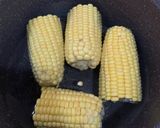 Gambar langkah 2 resipi Jagung Susu.