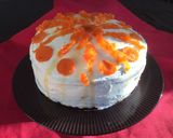 Foto del paso 12 de la receta: Tarta de zanahoria con frosting de queso y nata