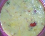 A picture of step 9 of Egg Biriyani, cauliflor chilli,potato fried with Badam Drink.