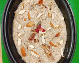 A picture of step 5 of Rajgira halwa.