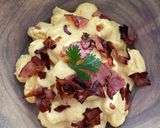 Foto del paso 3 de la receta: Gnocchis de huancaína con panceta frita