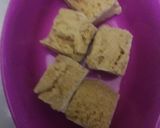 A picture of step 8 of Mysore pak.