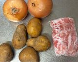 A picture of step 1 of Japanese Meat and Potatoes.