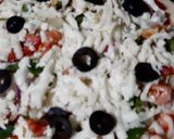 A picture of step 6 of Chicken tikka pizza.