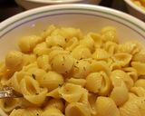 A picture of step 4 of Buttered Noodles.