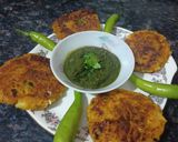 A picture of step 3 of Makhana cutlets.