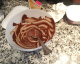Foto del paso 4 de la receta: Tarta de queso con chocolate CHEESECAKE en Airfryer o Microondas