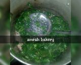 A picture of step 3 of Spinach rice.