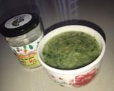 Hình bước làm 1 của món Cháo cua đồng nấu mồng tơi + mướp (cho bé)