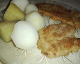 Foto del paso 4 de la receta: Milanesas de filet de Merluza con verduras hervidas!!