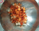 Foto del paso 1 de la receta: Chuletas de cerdo al ajo y perejil con batatas