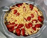Une image de l'étape 6 de Salade de pâtes aux tomates cerises, poivrons rouges grillés et persil.