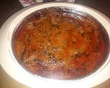 A picture of step 2 of Egusi soup 🥣.