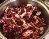A picture of step 1 of Lasagna with Red Radicchio and Asiago Cheese.