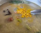 A picture of step 5 of Moong Kadhi With Urad Dal pakore and Mix Veggies.