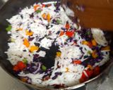 A picture of step 3 of Garlicky Red Cabbage Rice.