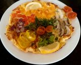 A picture of step 4 of My Colourful tasty Omelette.