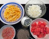 Hình bước làm 3 của món Sữa chua mít tại nhà