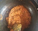 A picture of step 5 of Soya chaap masala.