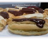 Foto del paso 14 de la receta: Eclairs de crema y chocolate