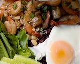 รูปขั้นตอนการทำที่ 4 ของ กุ้งผัดกระเทียม