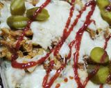 A picture of step 3 of Chicken Shawarma Fatteh.
