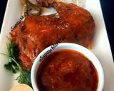 عکس مرحله 10 از دستور چلو مرغ و هلو