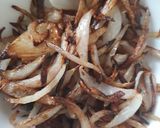 A picture of step 8 of Shahi Chana Masala biryani.