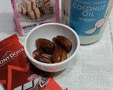 A picture of step 1 of Light Bounty Bars with Dates and Coconut Oil.