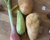 A picture of step 1 of Potato Salad with Whatever the Garden Had!.