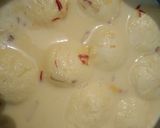 केसर रसमलाई (Kesar rasmalai recipe in Hindi) रेसिपी चरण 6 फोटो