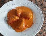 A picture of step 1 of Piquillo Peppers Stuffed with Ground Meat.