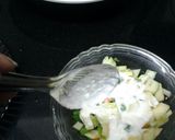 A picture of step 6 of Russian Salad (vegetarian).