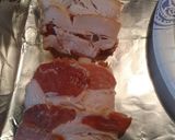 A picture of step 3 of Bacon Wrapped Haddock.