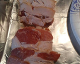 A picture of step 3 of Bacon Wrapped Haddock.