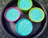 Foto langkah ke 4 dari resep Coral Blue Ocean Puding.