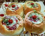 A picture of step 7 of Cheesy veg pockets buns.