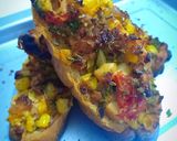 Foto langkah ke 5 dari resep Bruschetta ayam keju.