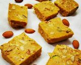A picture of step 4 of Besan Barfi.