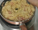 รูปขั้นตอนการทำที่ 5 ของ Fettuccine Carbonara