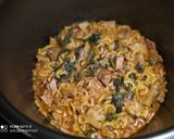 Foto del paso 4 de la receta: Fideos con Carne y Espinacas en Olla GM