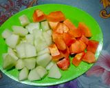 Foto langkah ke 2 dari resep Es Kulkul Buah.