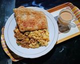 Foto langkah ke 9 dari resep Hubus At-thowah Al Yamani ، (خبز الطاوة اليمني).